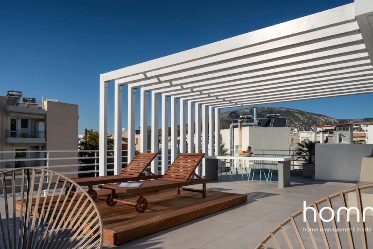 Brand New Homm Penthouse In Ano Glyfada, Dilou Lejlighed Athen Eksteriør billede